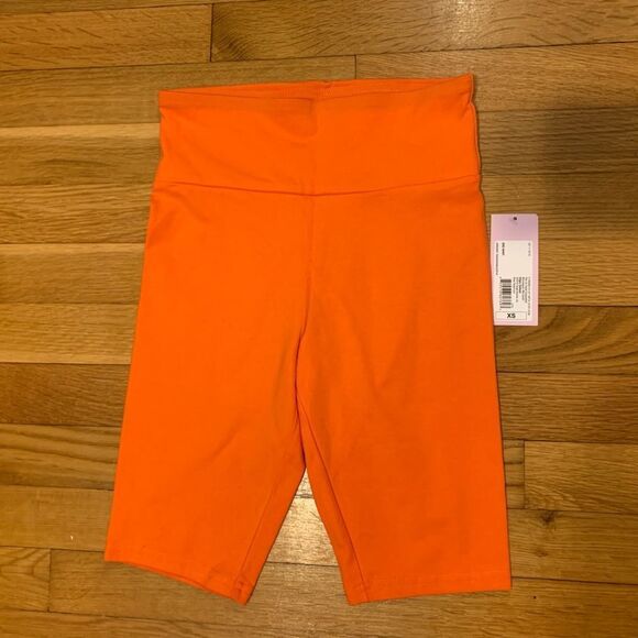 Wild Fable XS bike shorts workout orange spandex - Picture 1 of 3